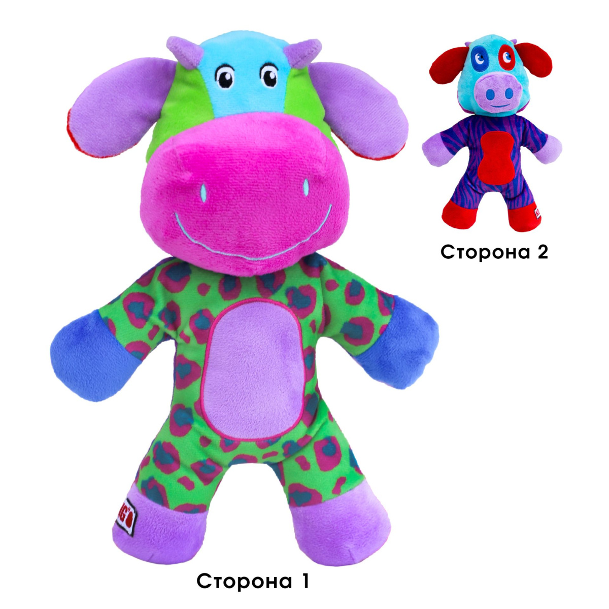 Іграшка для собак Двостороннє М'яке Звірятко KONG Switcheroos