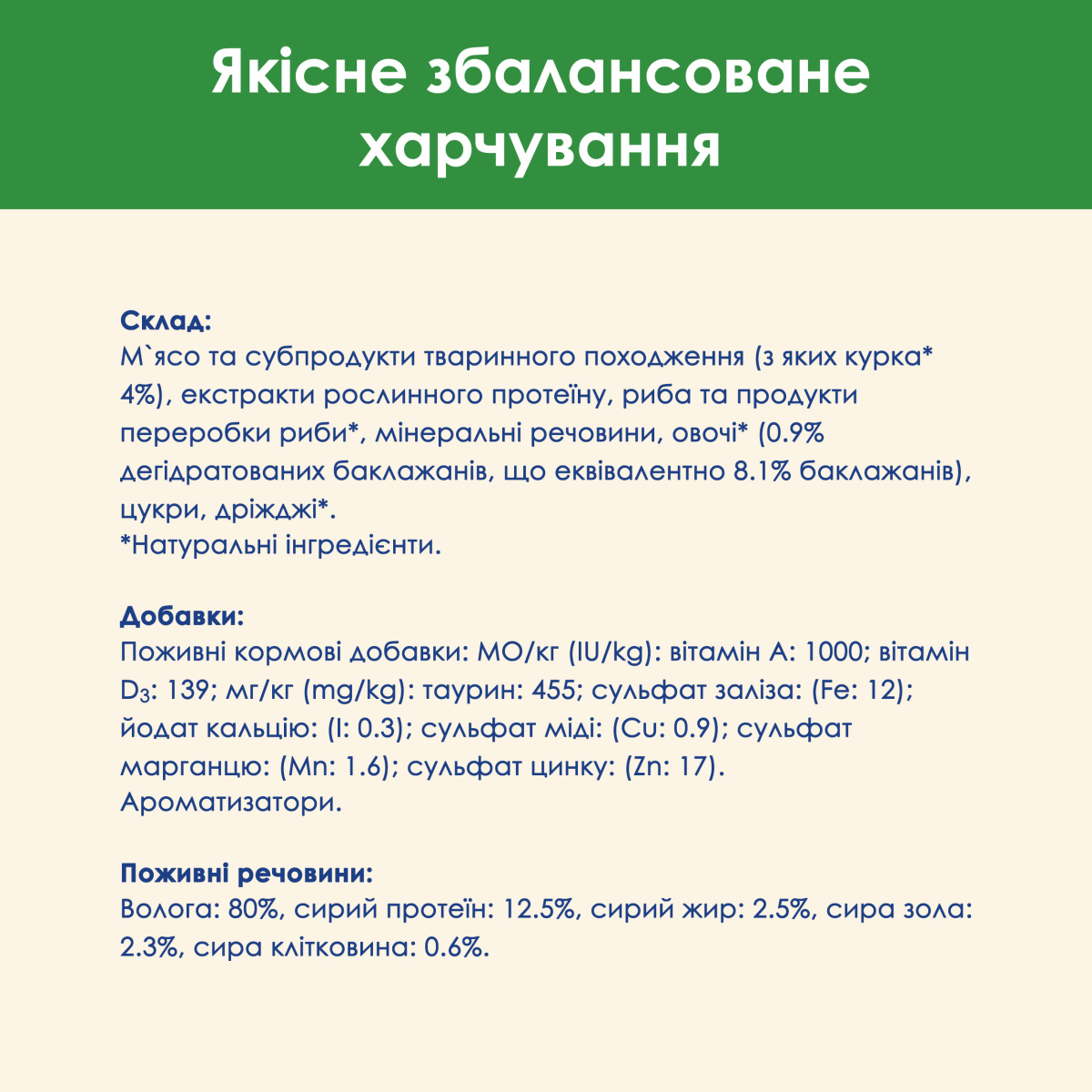 Влажный корм для стерилизованных кошек Кусочки в соусе с курицей и баклажанами Purina Cat Chow Sterilised Chicken & Eggplant