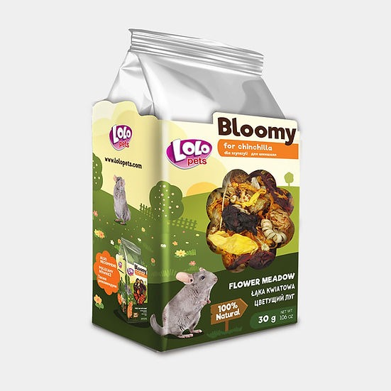 Ласощі для шиншил Квітучий луг LoLo Pets Bloomy Chinchilla Flower Meadow Ласощі для шиншил Квітучий луг LoLo Pets Bloomy Chinchilla Flower Meadow