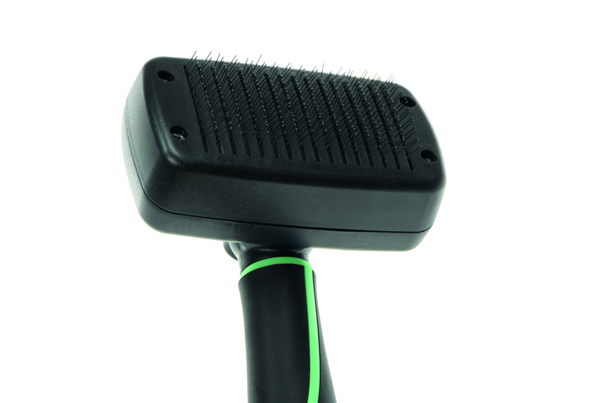 Пуходерка с функцией самоочищения для собак и котов Imac Slicker Brush Self-Cleaning Пуходерка с функцией самоочищения для собак и котов Imac Slicker Brush Self-Cleaning