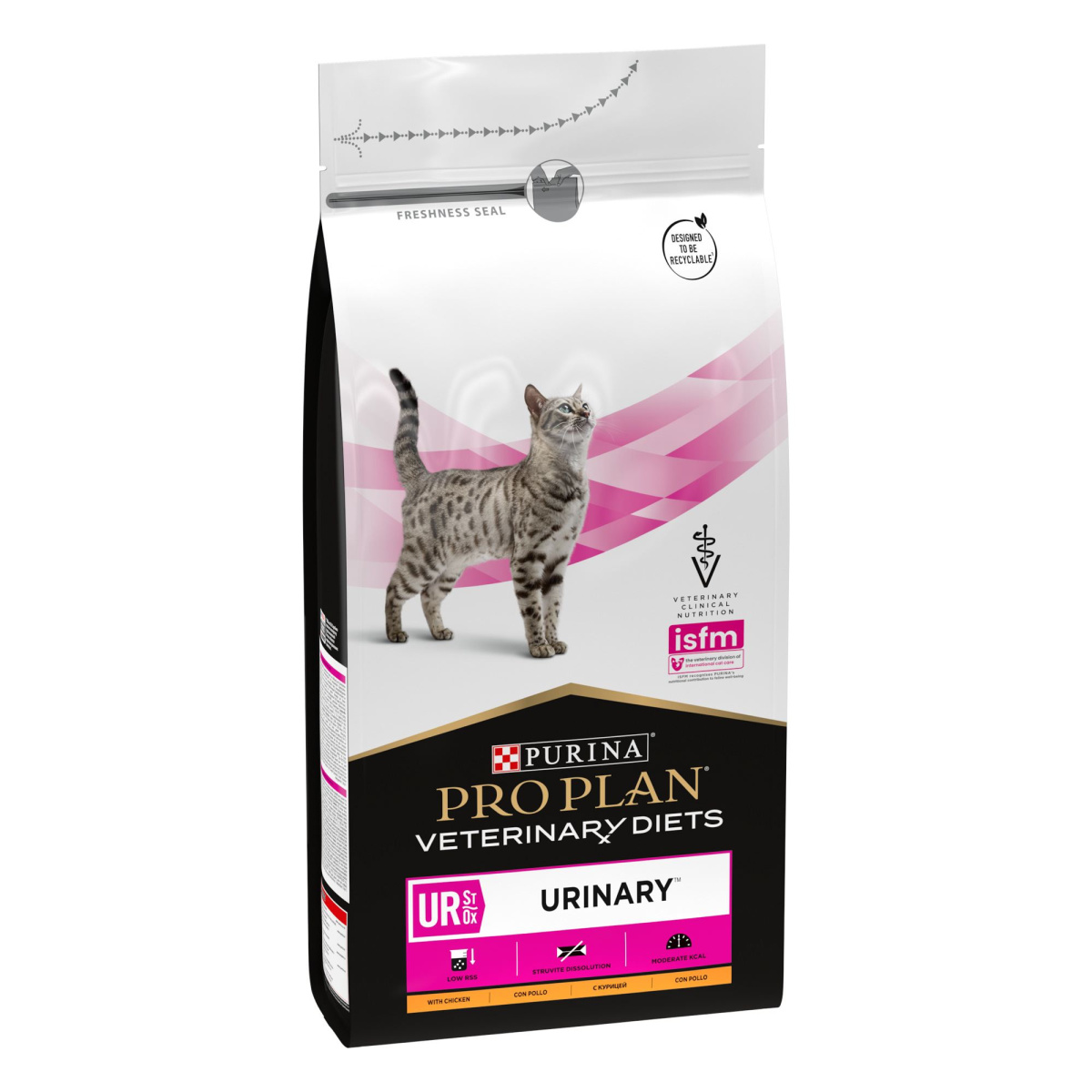 Сухий лікувальний корм для котів для розчинення та зниження утворення струвітних каменів Purina Pro Plan Veterinary Diets UR Urinary St/Ox Complex