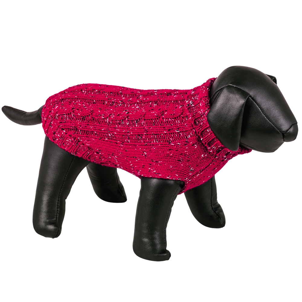 Теплий в'язаний зимовий светр для собак Косичка Daru Dog Sweater Nobby