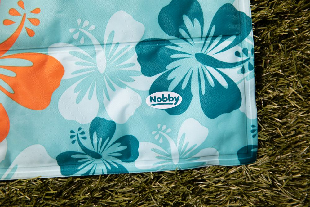 Охолоджуючий килимок для собак та котів Квіти Flower Cooling Mat Nobby