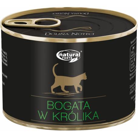 Консерва для кішок з м'ясними шматочками Кролика Dolina Noteci Natural Taste Cat Rabbit Консерва для кішок з м'ясними шматочками Кролика Dolina Noteci Natural Taste Cat Rabbit