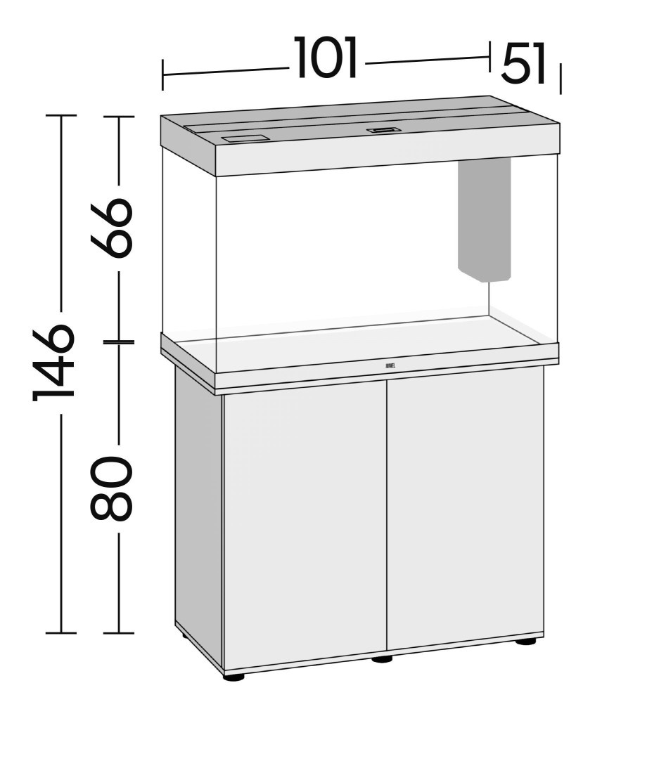 Двухдверная тумба под аквариум 290 л Juwel SBX Rio 290