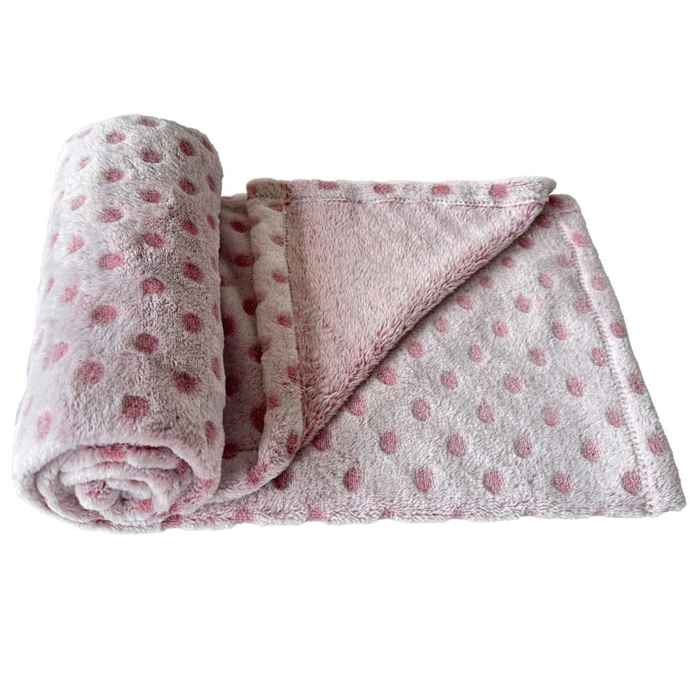 М'який теплий плед для собак та котів Кола Dots Plaid Nobby