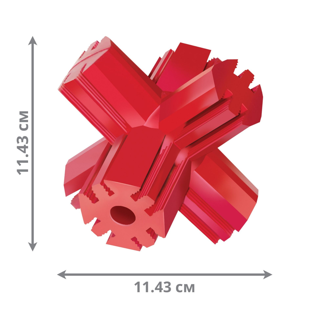 Іграшка для собак Палиця Зірка для ласощів та очищення зубів KONG Jump'N Jack