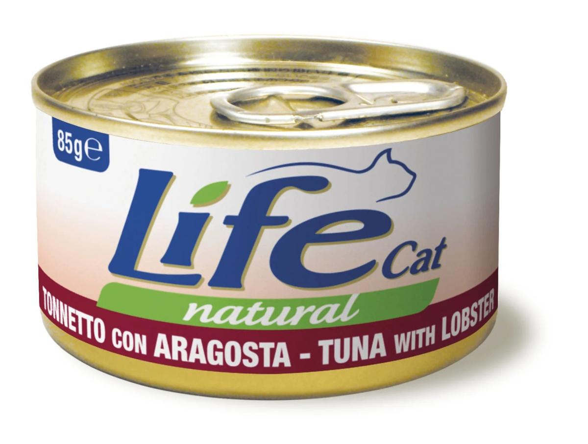 Консерва для кішок Тунець з Омарами Life Cat Natural Tuna & Lobster