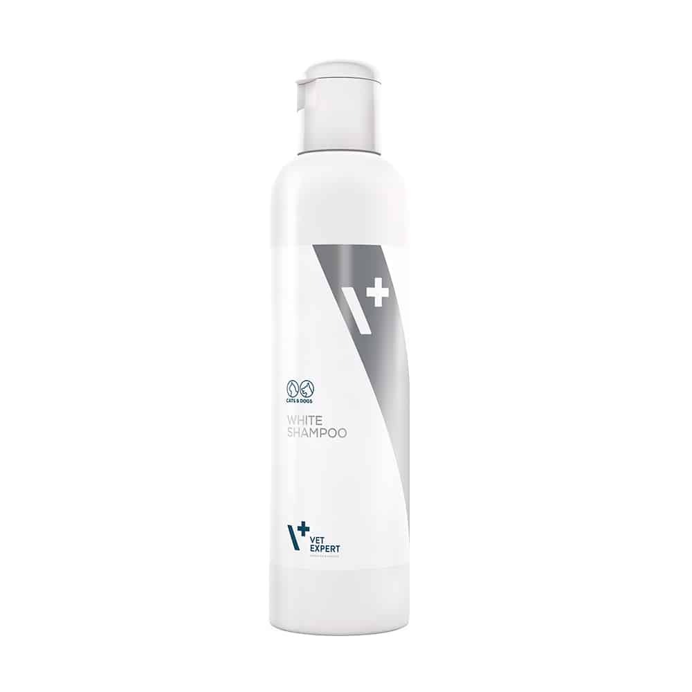 Специальный шампунь для собак и котов со светлой или белой шерстью VetExpert White Shampoo