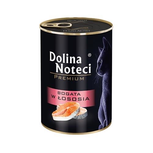 Безглютеновая консерва для котов с Лососем Dolina Noteci Premium Cat Adult Salmon