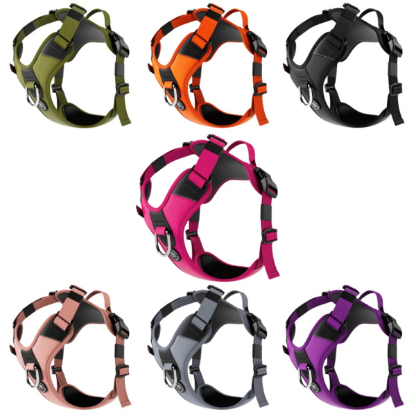 Водонепроницаемая анатомическая шлея для собак тянущих поводок BullyBillows Hurricane Harness No Pull