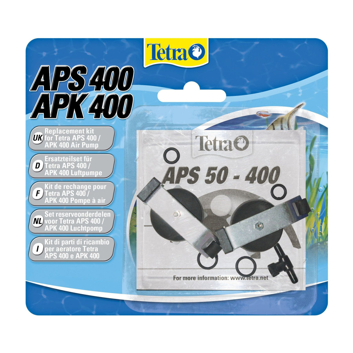 Набор запчастей для двухканального компрессора APS/APK 400 Tetra