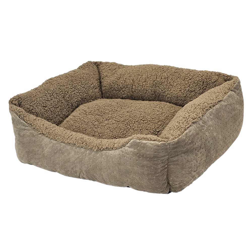 Антискользящий плюшевый лежак для собак Teddy Bed Nobby
