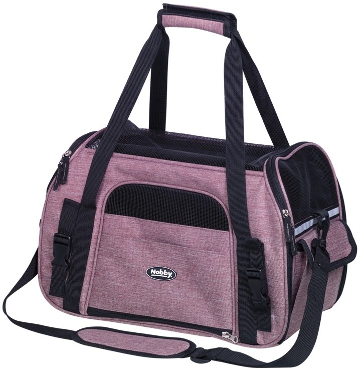 Дорожня сумка-переноска з плечовим ременем для дрібних собак та котів вагою до 5-7 кг Lujan Nobby