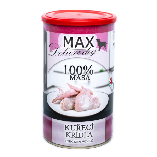 Консервоване м'ясо для собак Курячі Крильця FALCO MAX Deluxe Dog 100% Meat Chicken Wings