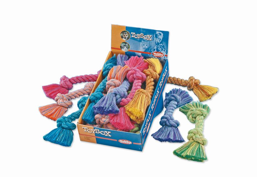 Игрушка для собак ToyBox Канат хлопковый для ухода за зубами Ropes Nobby