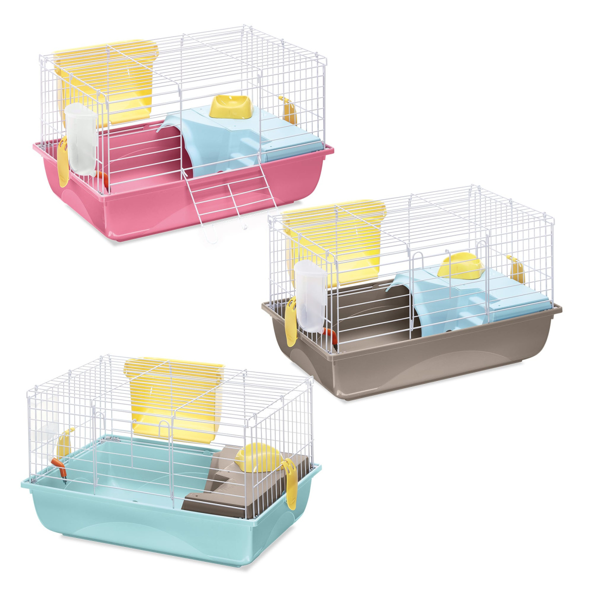 Двухэтажная клетка для морской свинки с миской, кормушкой и поилкой Imac Ronny 60