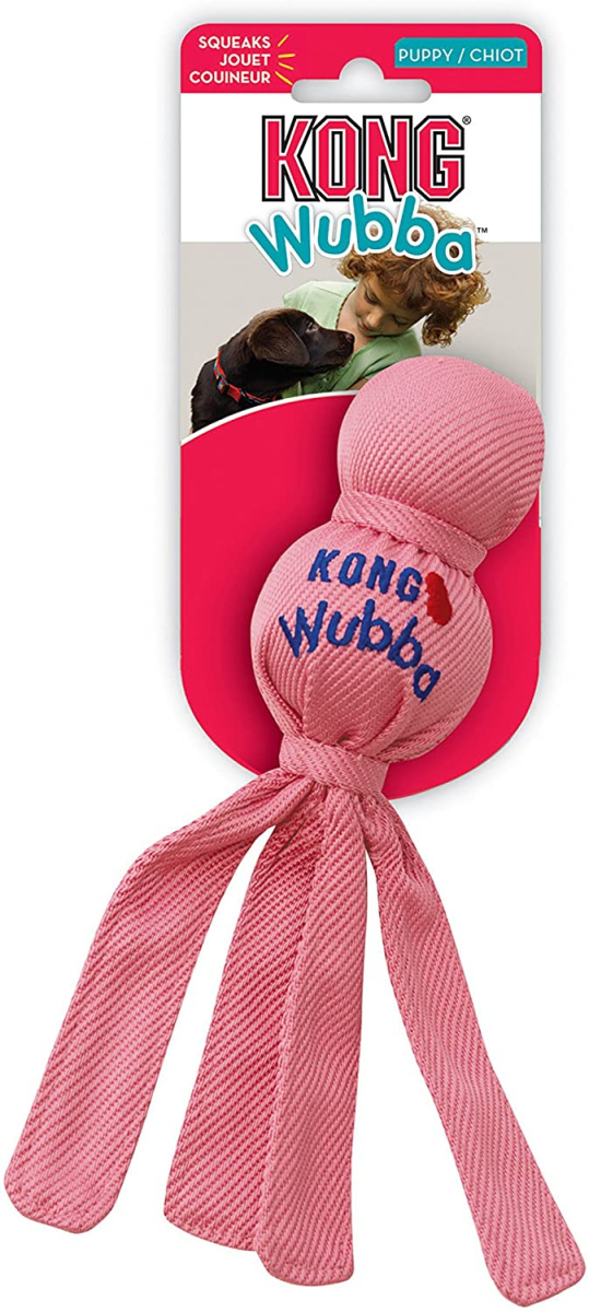 Игрушка для щенков Вубба с пищалкой KONG Wubba Puppy