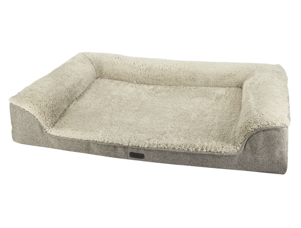 Ортопедический лежак-диван со сменным чехлом для собак Calbu Nobby