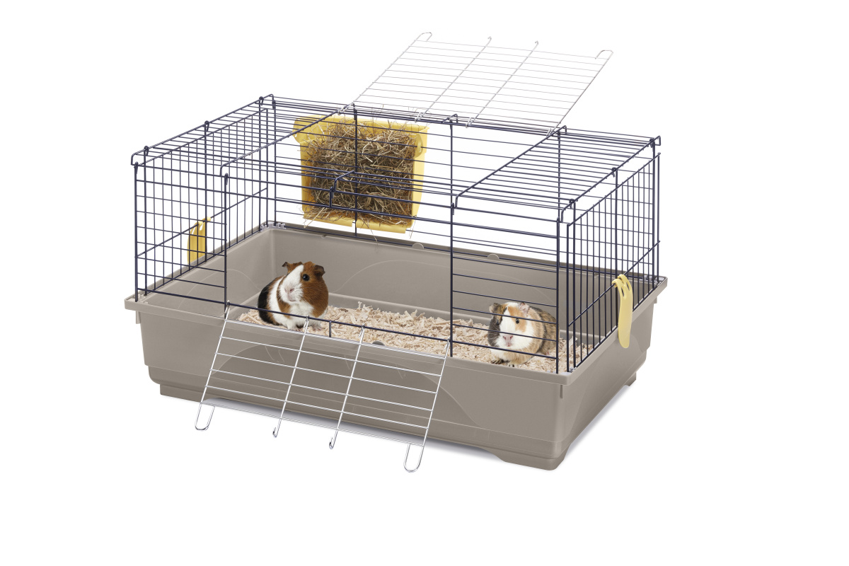Клітина для двох морських свинок з годівницею Imac Easy 80