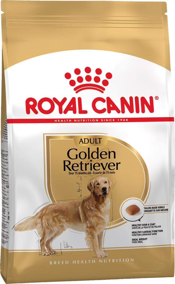 Сухой корм для собак породы Золотистый Ретривер в возрасте от 15 месяцев Royal Canin Golden Retriever Adult