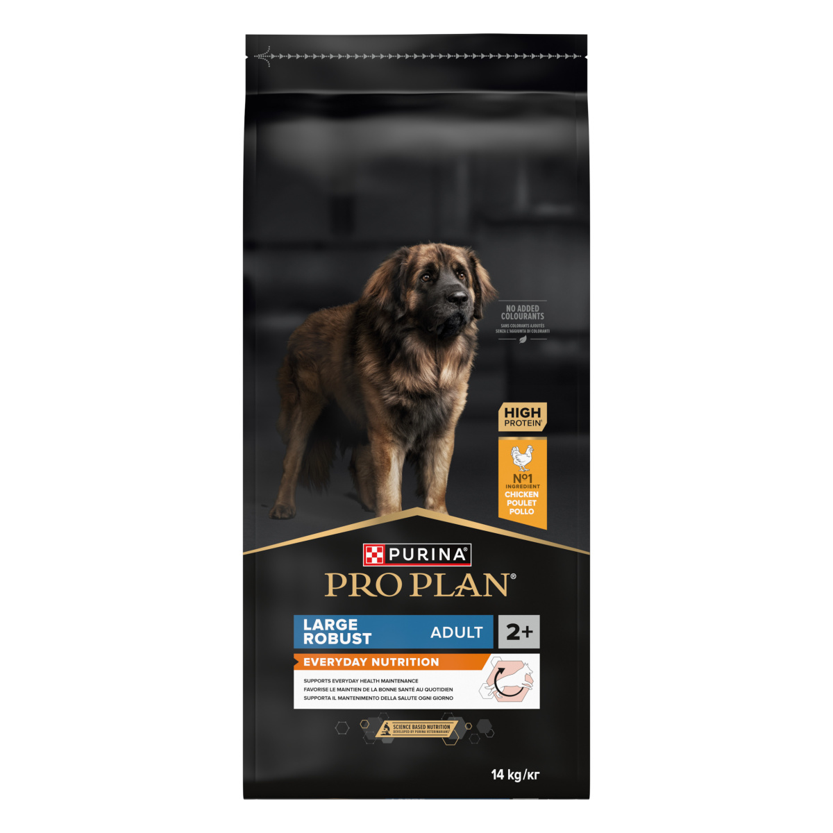 Сухий корм для великих собак масивної статури з Куркою Purina Pro Plan Large Robust Adult 2+ Chicken