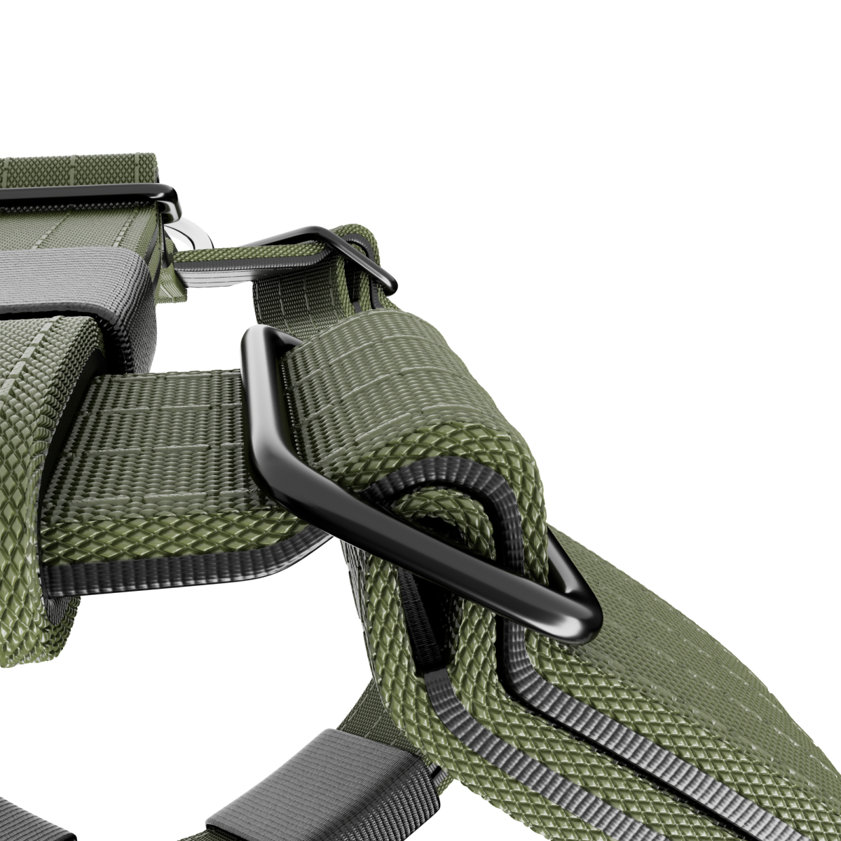 Тренувальна анатомічна шлея для середніх та великих собак що тягнуть повідець BullyBillows TRI-Harness Anti-Pull