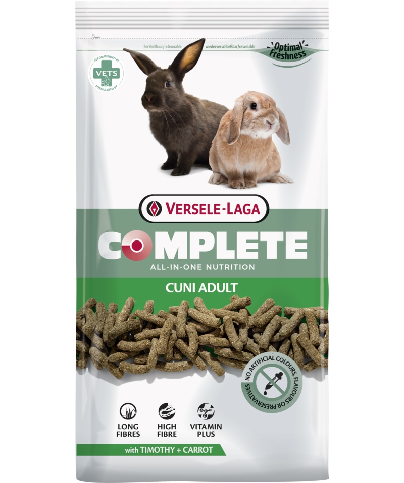 Полнорационный гранулированный корм для декоративных кроликов Versele-Laga Complete Cuni Adult
