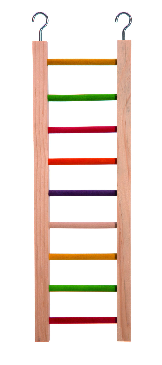 Игрушка для птиц Лестница разноцветная Imac Legno