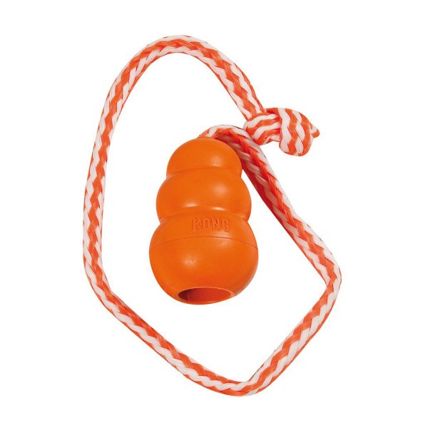 Игрушка для собак Плавающий Конг с канатом KONG Aqua