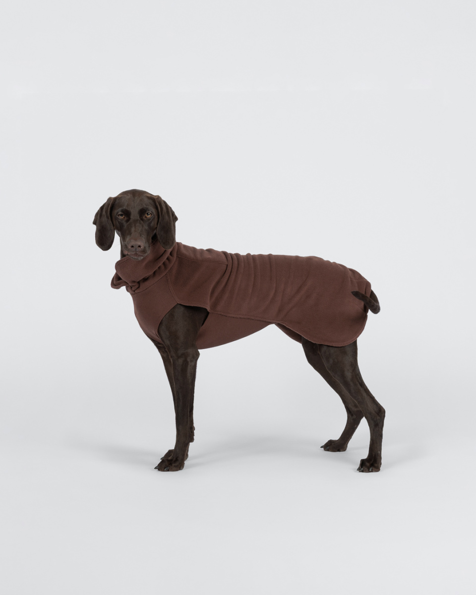 Інноваційна теплоізоляційна сорочка для собак PAIKKA Seawool Shirt Choco