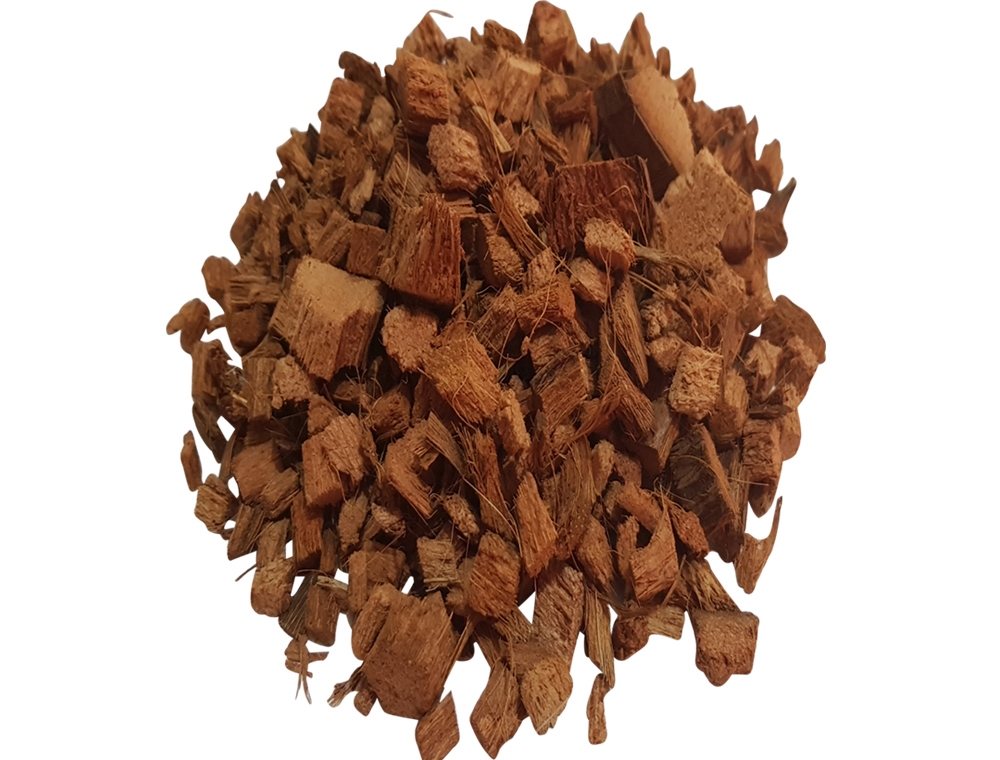 Натуральный грубый кокосовый наполнитель для грызунов и птиц Coconut Litter Coarse Nobby 