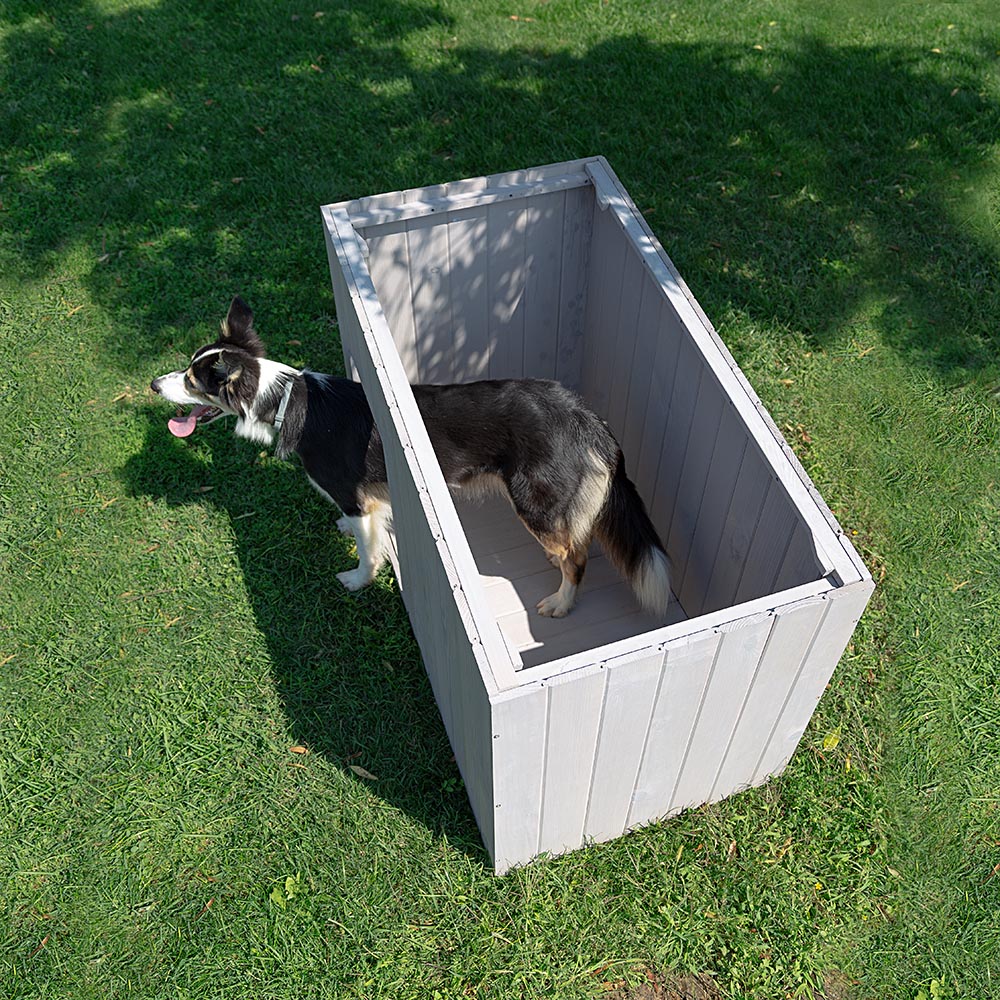 Вулична будка з сертифікованої сосни для собак Ferplast Argo