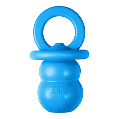 KONG Puppy Binkie Blue Розвиваюча іграшка для цуценят Блакитна Пустушка для ласощів