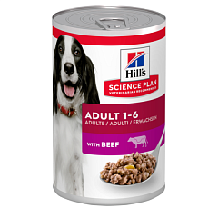 Консерва з яловичиною для собак віком від 1 до 6 років Hill's Science Plan Adult Beef