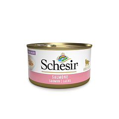 Консерва для котов в возрасте от 1 года Лосось в собственном соку Schesir Adult Cat Salmon Natural Style