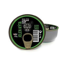 Консервоване добірне м'ясо для вибагливих котів Оленіна FALCO CAT 100% Meat Deer