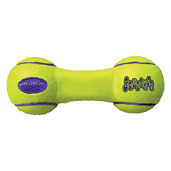KONG AirDog Squeaker Dumbbell Іграшка для собак з чутливими зубами Гантель