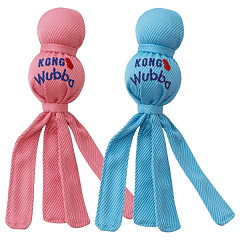 KONG Wubba Puppy Интерактивная игрушка для щенков Вубба с пищалкой
