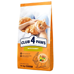 Сухой корм для взрослых котов с Кроликом Club 4 Paws Premium Adult Cats Rabbit Сухой корм для взрослых котов с Кроликом Club 4 Paws Premium Adult Cats Rabbit