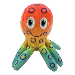KONG Shieldz Tropics Octopus Плаваюча іграшка для собак Восьминіг для дог-дайвінгу