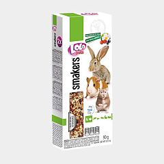 Лакомства для грызунов и кроликов с лесными ягодами LoLo Pets Smakers Rodents & Rabbit Forest Fruits Лакомства для грызунов и кроликов с лесными ягодами LoLo Pets Smakers Rodents & Rabbit Forest Fruits