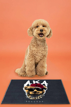 Антискользящий лежак-коврик для собак Пудель-легенда Poodle Mats Jungo Pets Антискользящий лежак-коврик для собак Пудель-легенда Poodle Mats Jungo Pets