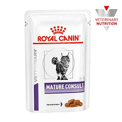 Влажный диетический корм для котов в возрасте от 7 лет без видимых признаков старения Royal Canin Veterinary Mature Consult s/o index