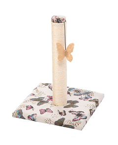 Кігтеточка-стовпчик для кота з іграшкою-метеликом Imac Calipso Кігтеточка-стовпчик для кота з іграшкою-метеликом Imac Calipso