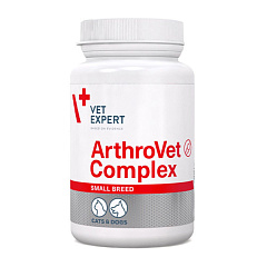Усиленный комплекс для суставов и хрящей собак маленьких пород и котов VetExpert ArthroVet Complex Small Breed & Cats
