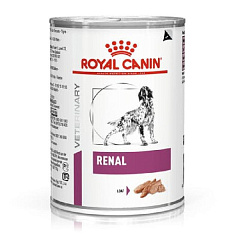 Консерва для собак, ветеринарная диета при хронической почечной недостаточности Royal Canin Renal Canine Wet  