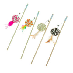 Игрушка для котов Удочка с сизалевой карамелью и перьями Imac Fishing Rod Caramel Игрушка для котов Удочка с сизалевой карамелью и перьями Imac Fishing Rod Caramel
