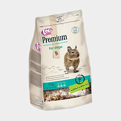 Полнорационный корм для дегу с натуральными витаминами LoLo Pets Premium Food Degu