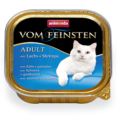 Консерва з лососем та креветками для кішок Animonda Vom Feinsten Adult Cat Salmon Shrimps